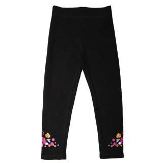 Dívčí zateplené legíny WOLF T2324, černé