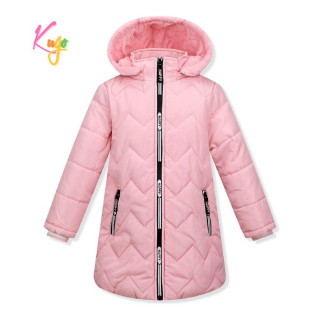 Dívčí zimní bunda / kabát KUGO KB2345, světle růžová