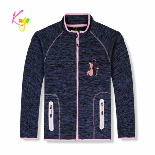 Dívčí flísová mikina Kugo FM9718, tmavě modrá