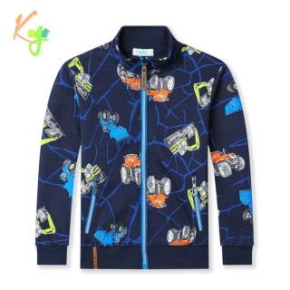 Teplá chlapecká mikina KUGO GM8669, tmavě modrá