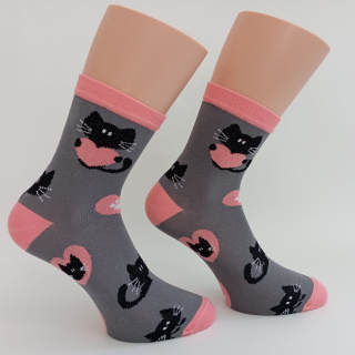 Dívčí ponožky Trepon Mína, šedé