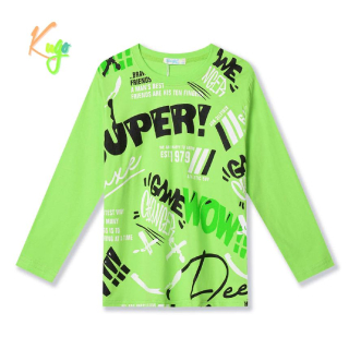 Chlapecké tričko dl.r. Kugo HC9311, zelené
