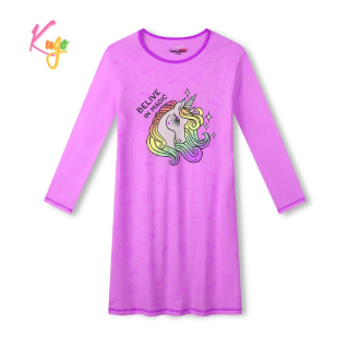 Dívčí noční košile dl.r. Kugo MN3774, fialová