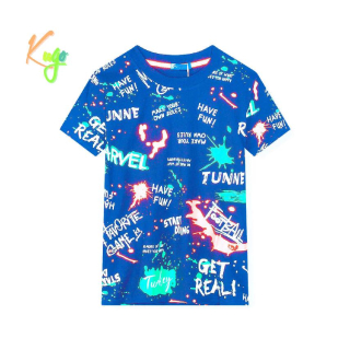 Chlapecké tričko kr.r. Kugo HC9280, modré