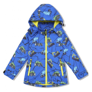 Chlapecká softshellová bunda zateplená Kugo HB8628, modrá