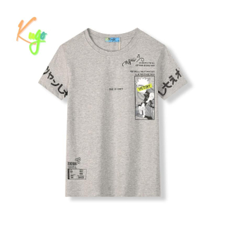 Chlapecké tričko kr.r. Kugo GC8605, šedé