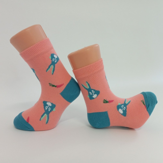 Dětské ponožky Trepon Zajko, meruňková