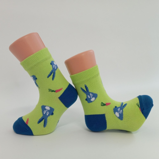 Dětské ponožky Trepon Zajko, zelené
