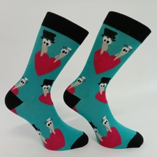 Dámské ponožky Trepon Čáp, zelené