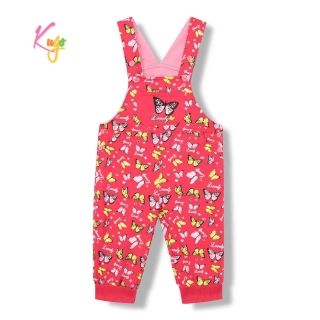 Dívčí tepláky s laclem Kugo ST8802, růžové