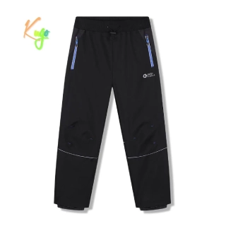 Chlapecké softshellové kalhoty nezateplené Kugo HK5657, černé