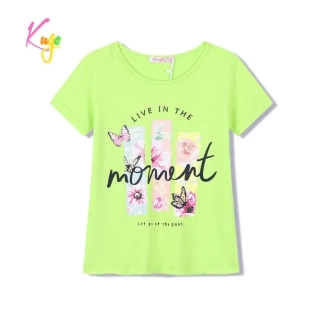 Dívčí tričko kr.r. Kugo FL1207, zelené