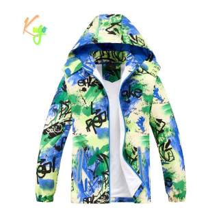 Chlapecká šusťáková bunda nezateplená Kugo B2871, mix barev