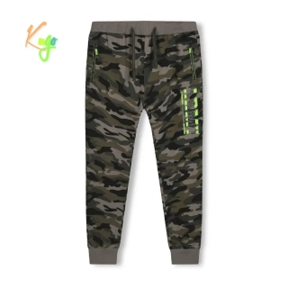 Chlapecké maskáčové tepláky Kugo TM8228, béžové