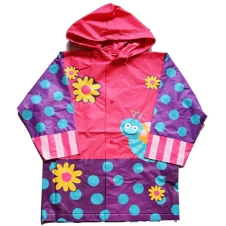 Dětská pláštěnka Pidilidi PL0046-01 Motýl, růžová