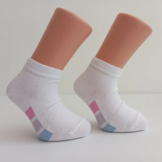 Dětské kotníkové ponožky z bambusové viskózy Trepon Boden, bílé