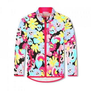 Dívčí mikina Kugo EM9327, černá / růžová