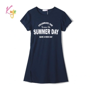 Dívčí šaty Kugo WK0927 tmavě modré