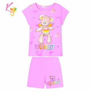 Dívčí letní pyžamo Kugo WP0898, fialové