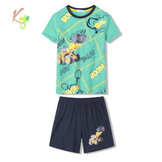 Chlapecké letní pyžamo Kugo WT7310, zelené