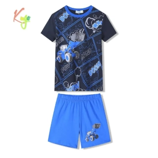 Chlapecké letní pyžamo Kugo WT7310, tmavě modré
