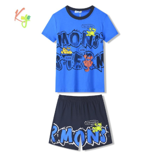 Chlapecké letní pyžamo Kugo WT7315, modré