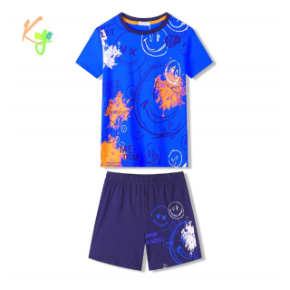 Chlapecké letní pyžamo Kugo WT7316, modré