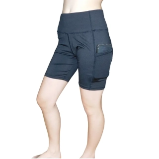 Dámské krátké legíny Elevek YJ-8, černé