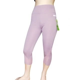 Dámské 3/4 funkční legíny Elevek D780-8, fialové