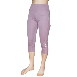 Dámské 3/4 funkční legíny Elevek D780-7, fialové