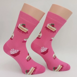 Dámské ponožky Trepon Dortík, růžové