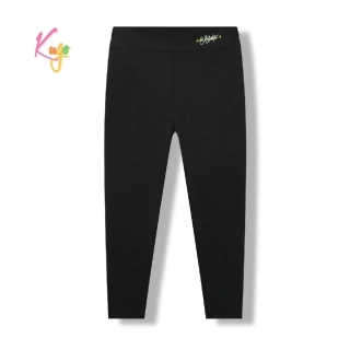 Dámské funkční legíny Kugo JK8618, černé / zelený nápis