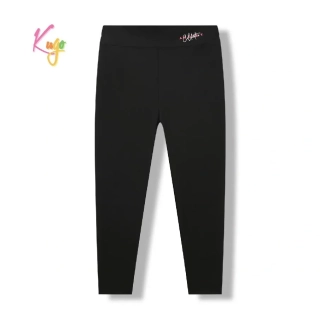 Dámské funkční legíny Kugo JK8618, černé / růžový nápis