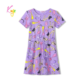 Dívčí šaty Kugo HS9332 fialové