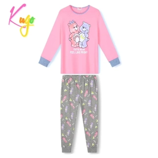 Dívčí pyžamo Kugo MP1760 sv. růžové / šedé