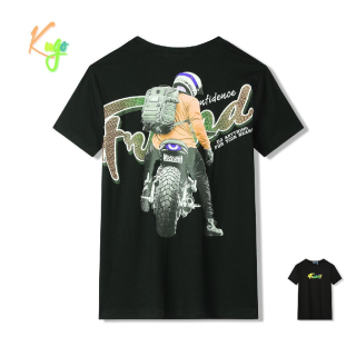 Chlapecké tričko kr.r. Kugo FB3814 tmavě modré