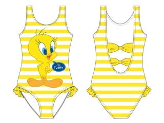 Dívčí plavky jednodílné Looney Tunes Tweety žluté