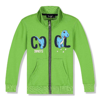 Chlapecká mikina Kugo FM0260 zelená