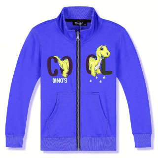 Chlapecká mikina Kugo FM0260 tyrkysová