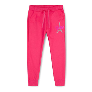 Dívčí tepláky Kugo - Ňuňuk AT607 růžové