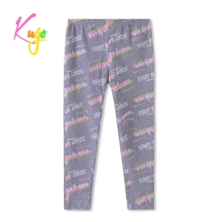 Dívčí legíny Kugo FL6605 šedé