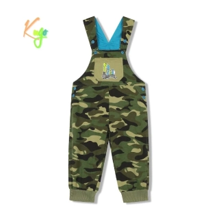 Chlapecké tepláky s laclem Kugo ST8821 maskáč + modrá aplikace