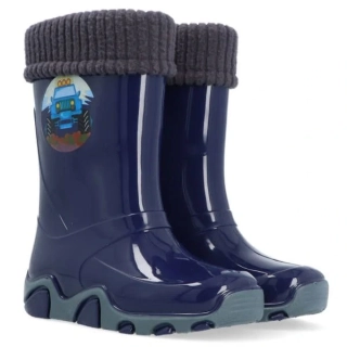 Dětské zateplené holínky Demar Stormer Lux D modré