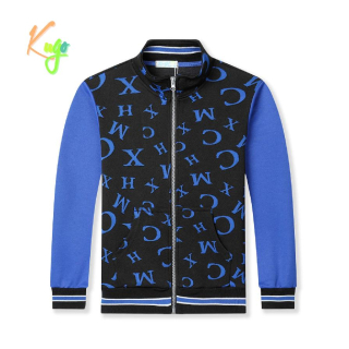 Chlapecká mikina Kugo FM0327 černá / modrá