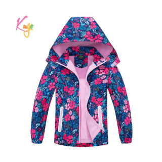 Dívčí šusťáková bunda zateplená Kugo B2998 tmavě modrá