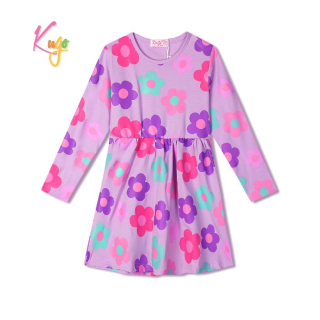 Dívčí šaty dl.r. Kugo HC9359, fialové