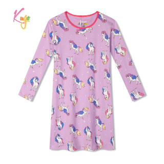 Dívčí noční košile dl.r. Kugo MC5856, fialová