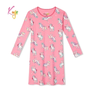 Dívčí noční košile dl.r. Kugo MC5856, světle růžová