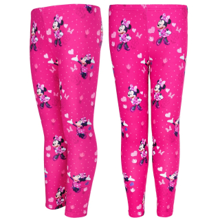 Dětské dívčí legíny Setino Minnie tmavě růžové