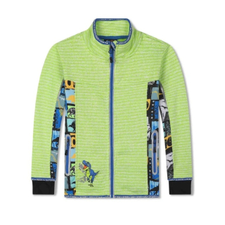 Chlapecká outdoorová mikina Kugo HM1991 zelená